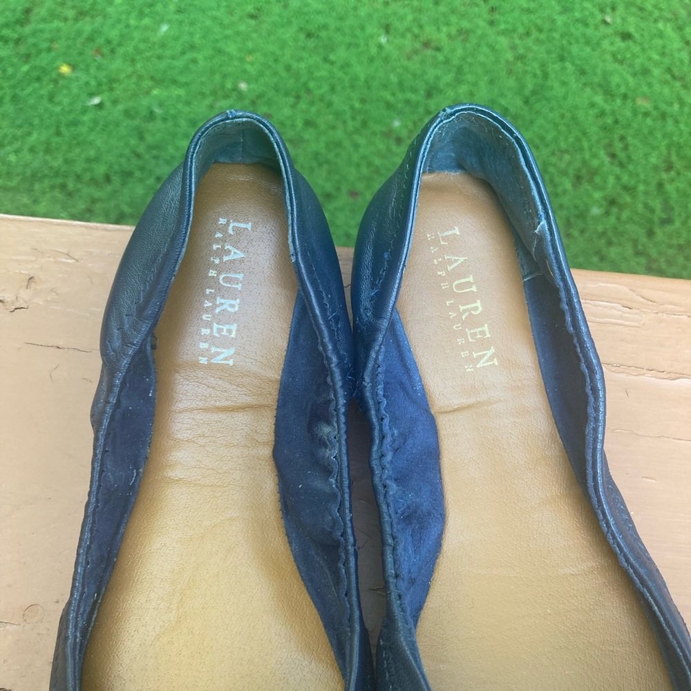 Lauren Ralph Lauren blue leather flats - Picture 12 of 15
